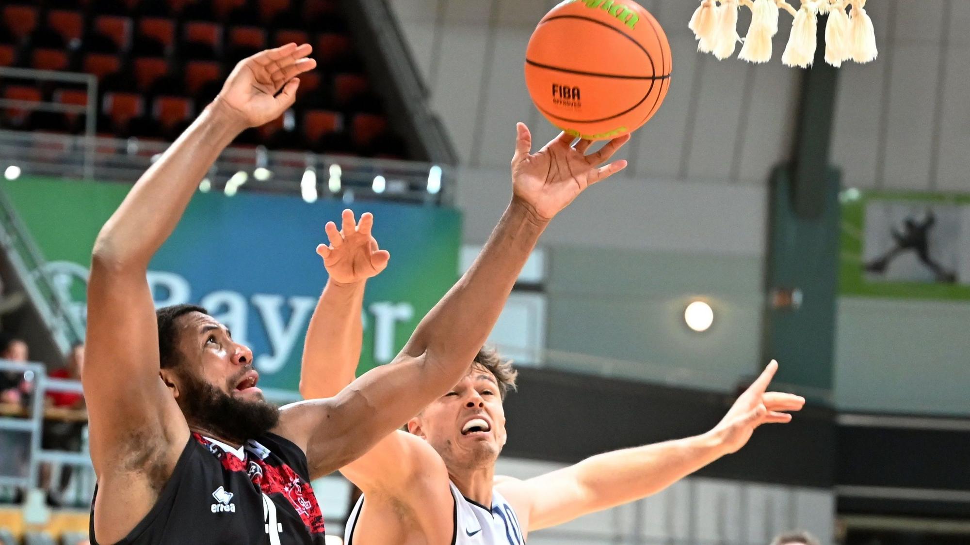 15.09.2023, Basketball-Bayer Giants-Etzella Ettelbruck
links: Quadre Lollis (Bayer)
Foto: Uli Herhaus