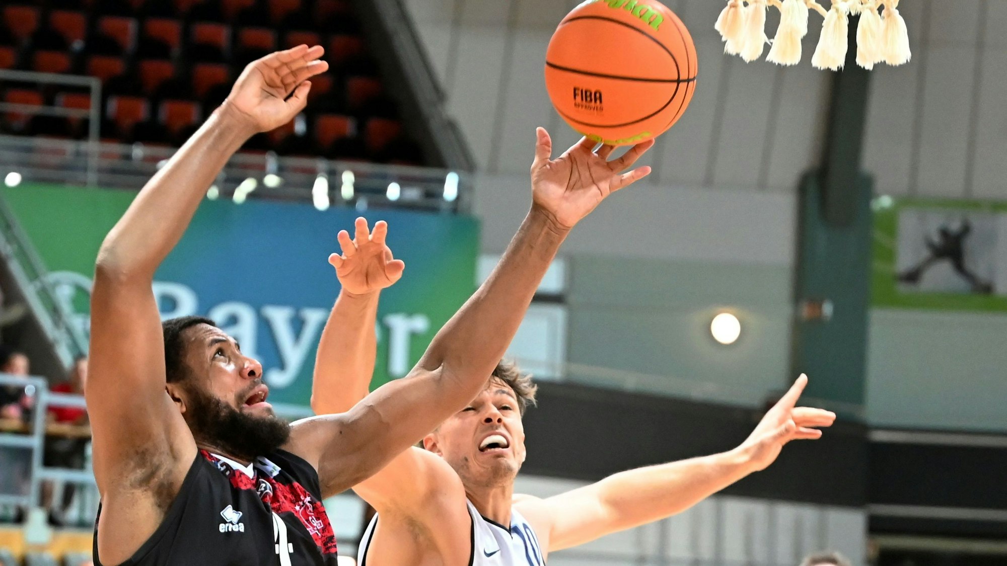 15.09.2023, Basketball-Bayer Giants-Etzella Ettelbruck
links: Quadre Lollis (Bayer)
Foto: Uli Herhaus