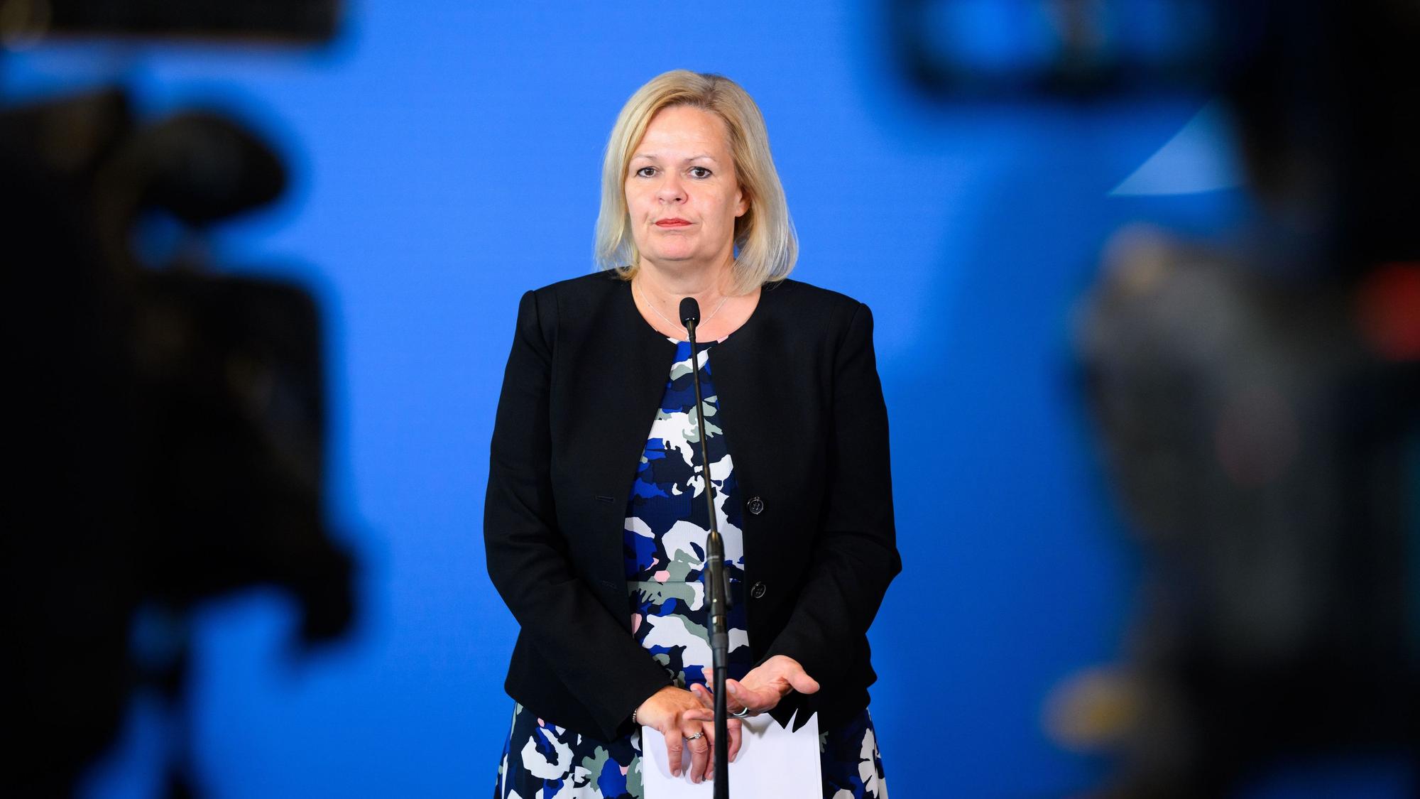Nancy Faeser (SPD), Bundesministerin für Inneres und Heimat