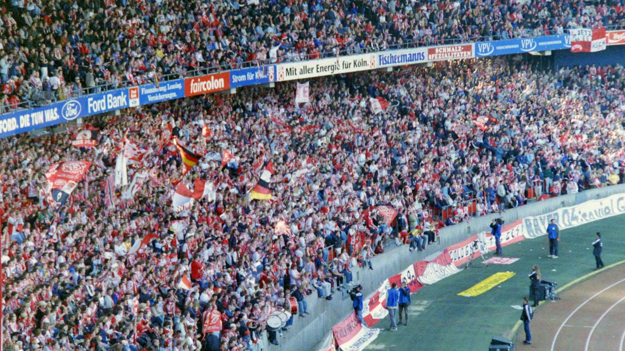 Südkurve im alten Müngersdorfer Stadion