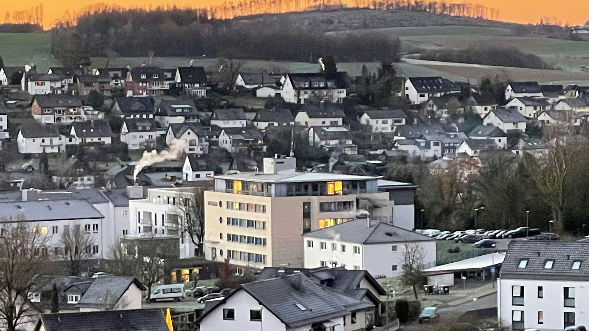 Blick auf das Rathaus in Lindlar.