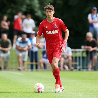 Testspiel, Salinenstadion Bad Dürrheim, Club Grasshopper Club Zürich vs. 1. FC Köln, Rijad Smajic (1. FC Köln), 09.07.2022, Bild: Herbert Bucco