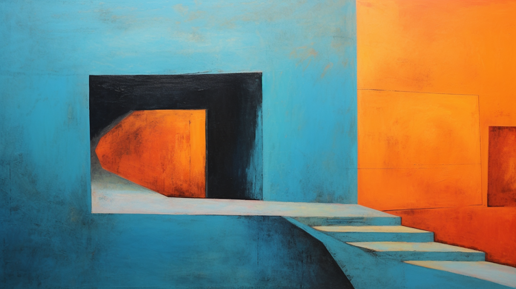 Illustration: Ein Gebäude mit bunkerartigen Wänden