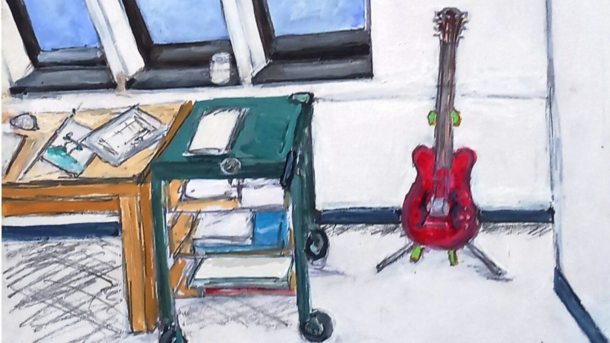 Klaus Wolfs Bild „Open House“.