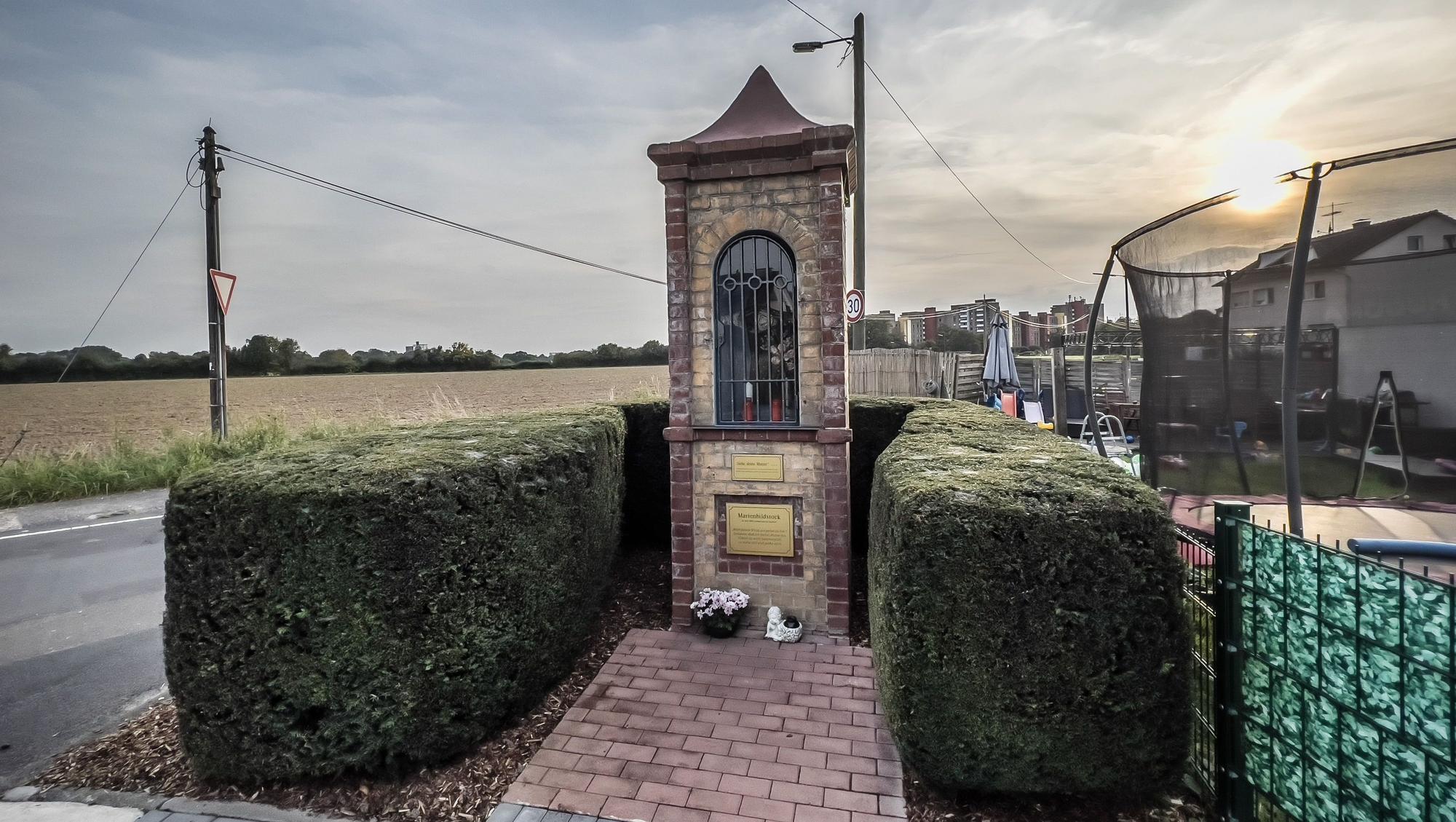Die Kamper Madonna an der Ecke Altenberger Straße / Am Steinberg. Foto: Ralf Krieger
