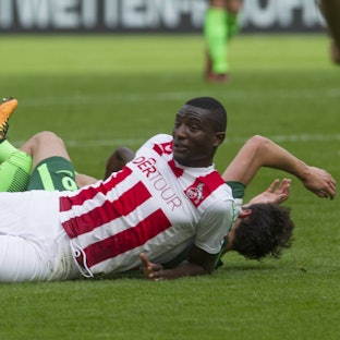 2017: Sehrou Guirassy im Trikot vom 1. FC Köln