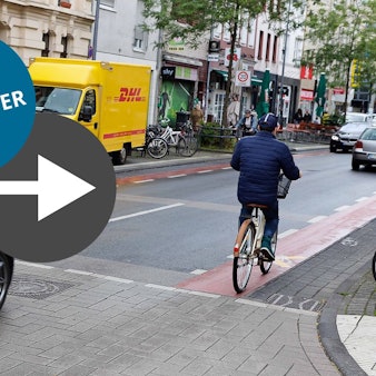 Der Verkehrsversuch auf der Venloer Straße geht in die nächste Phase.