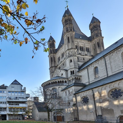 13.12.2022
Köln:
Die Wohnbebauung an Groß St. Martin (Quartier um Groß Sankt Martin) wurde in den 1970er Jahren errichtet.
Foto: Martina Goyert