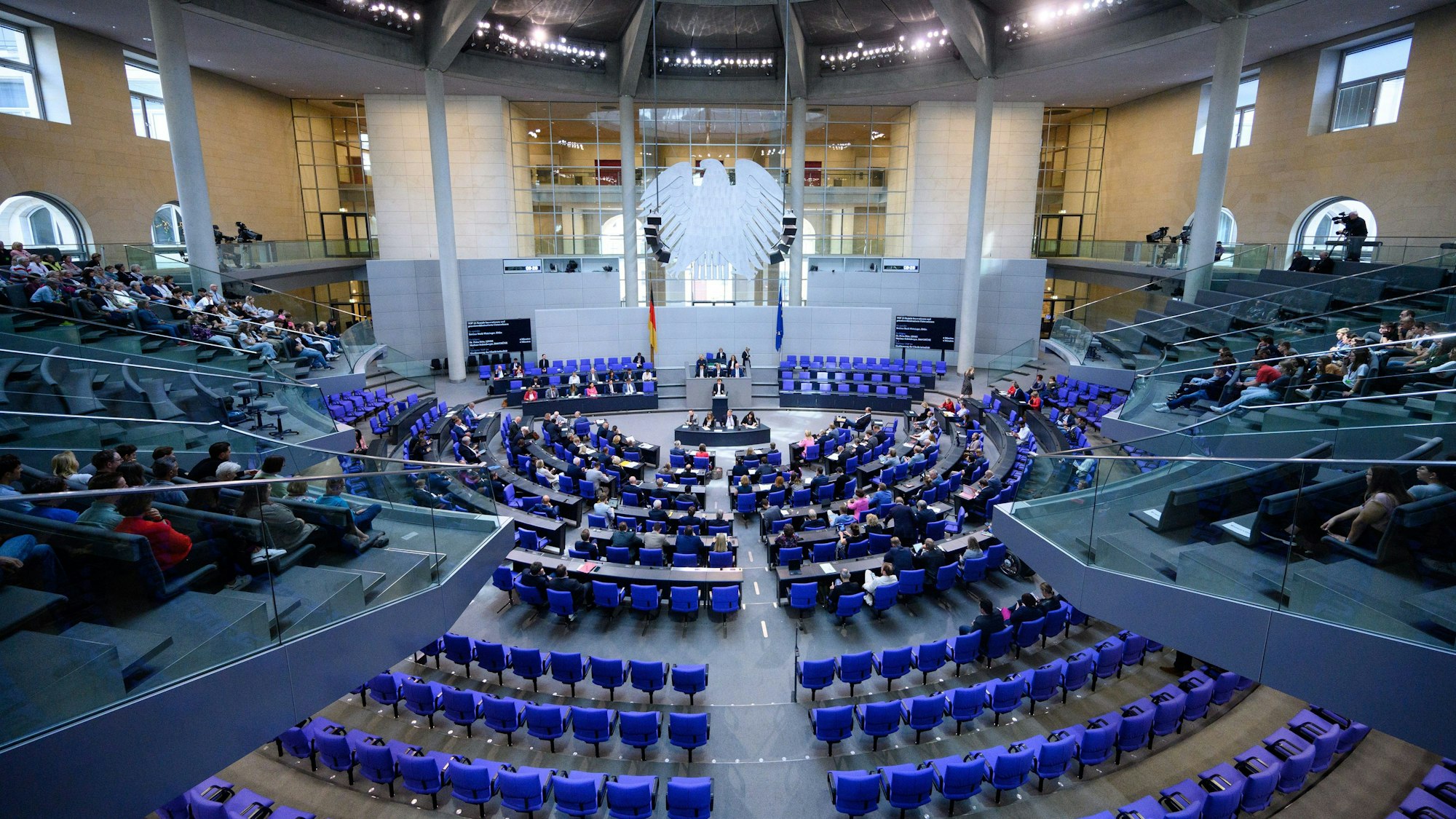 Die Plenarsitzung des Deutschen Bundestag am Freitag.