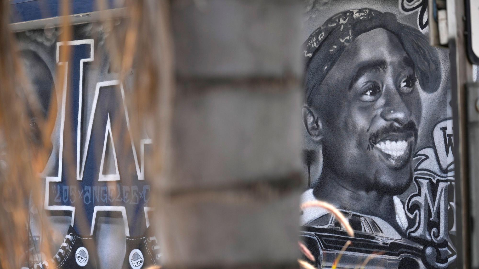 Abbild von Tupac Shakur.