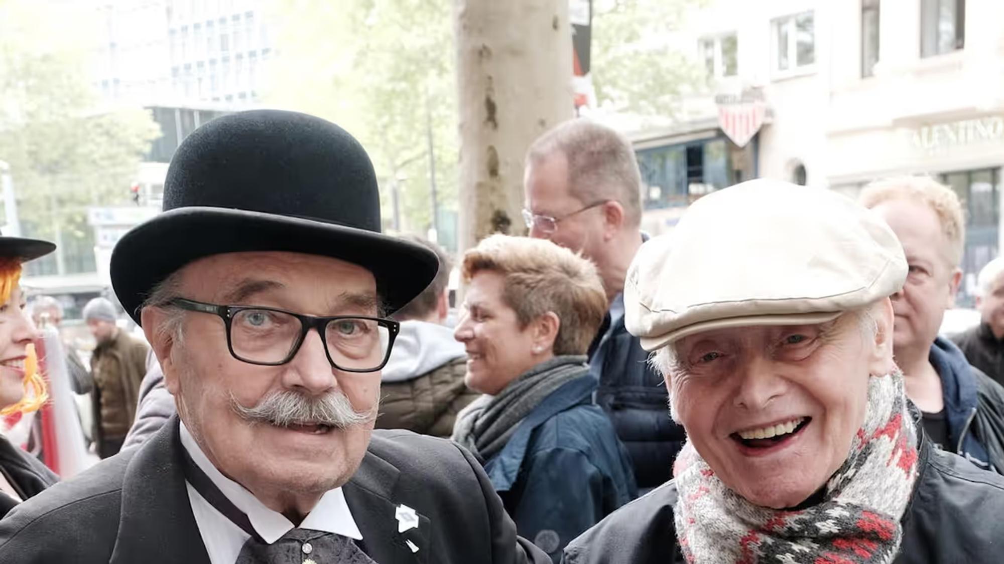 Charly Kaiser und Hans-Dieter Dümpelsfeld.
