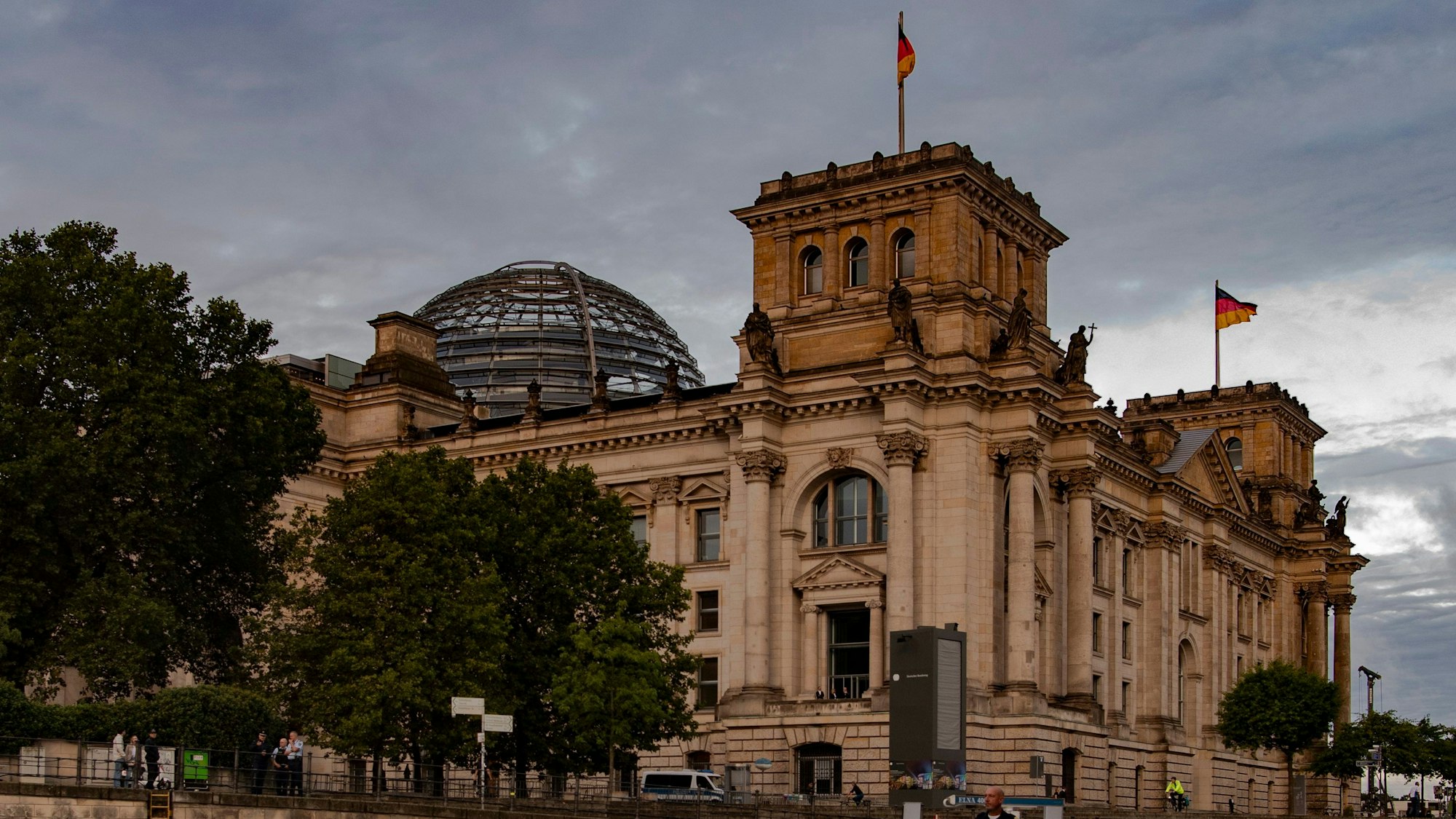 Reichstagsgebäude in Berlin.
