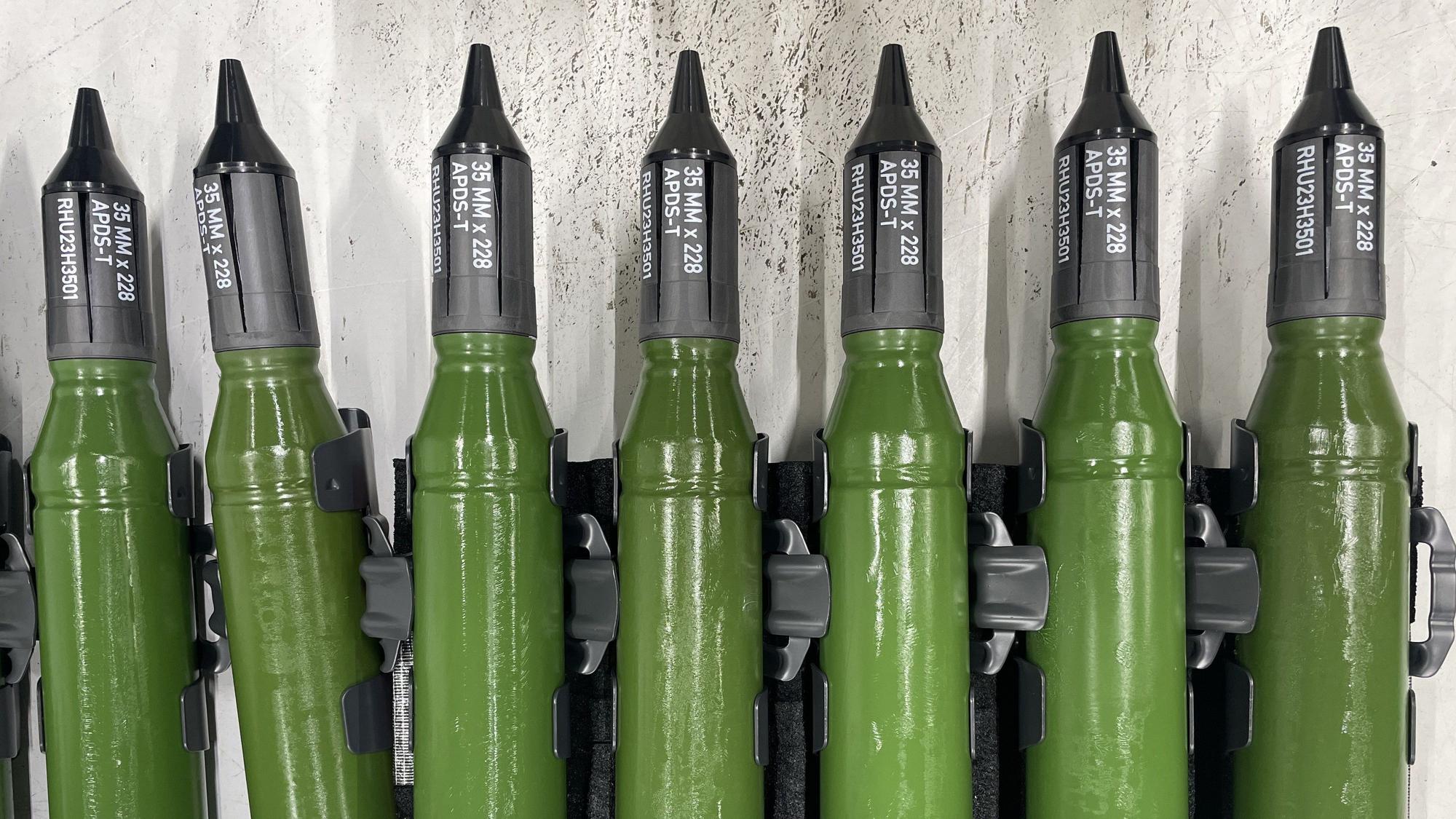 Munition für den Flugabwehr-Panzer Gepard.