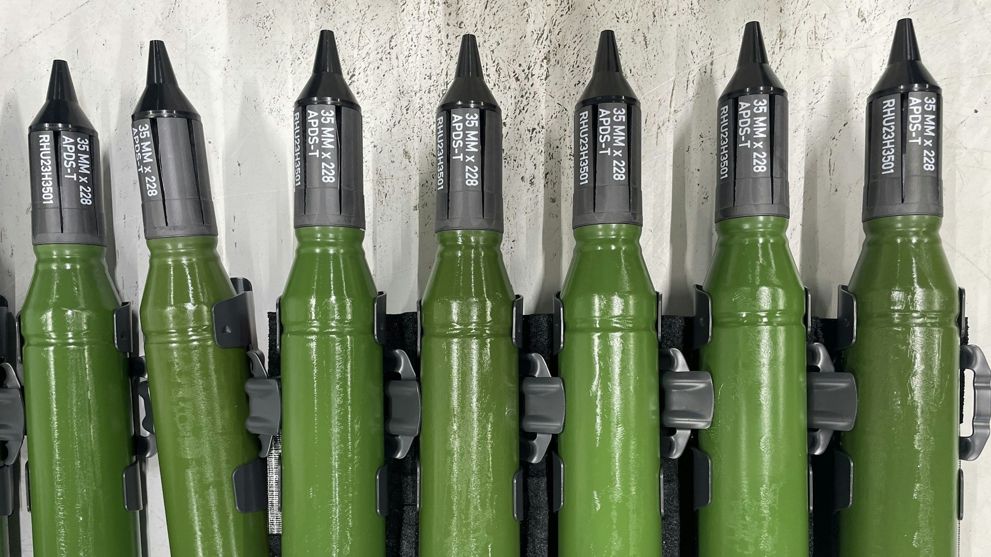 Munition für den Flugabwehr-Panzer Gepard.