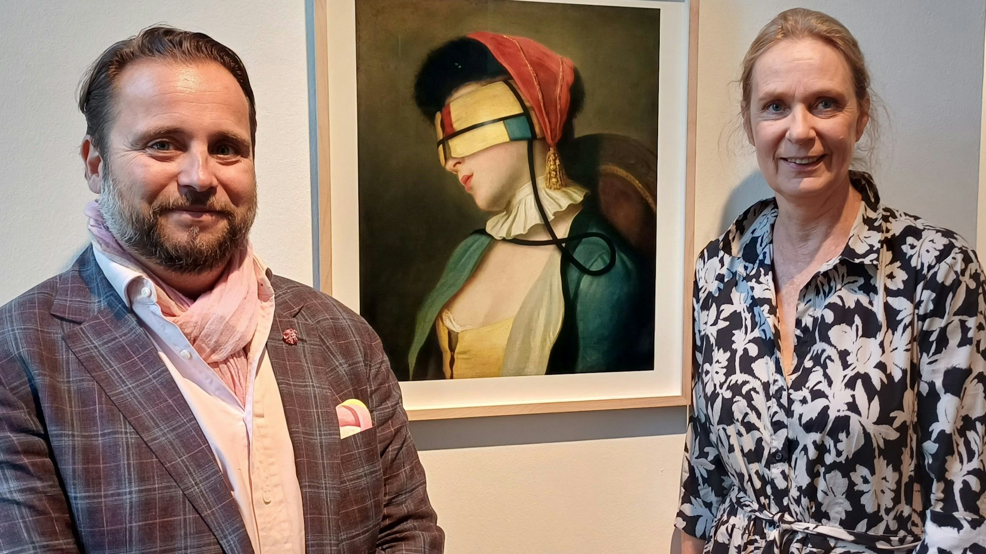 Désirée von Bohlen und Halbach und Michael Schmidt-Ott