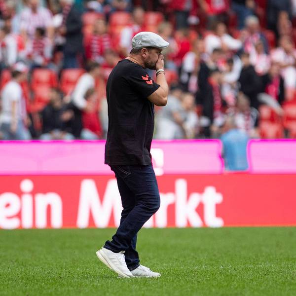 FC-Trainer Steffen Baumgart nach dem 0:2 am Samstag gegen den VfB Stuttgart.