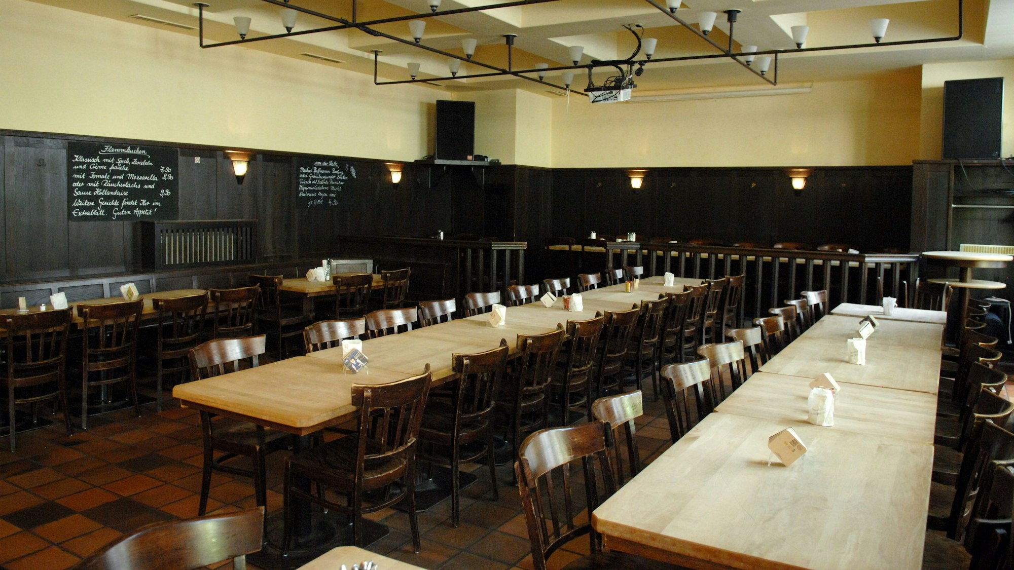 Inneneinrichtung des Brauhaus ohne Namen.