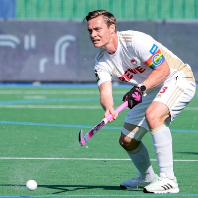 Mats Grambusch KTHC, 3, am Ball, Freisteller, Ganzkörper, Einzelbild, Einzelfoto, Aktion, Action, 04.06.2023, Mannheim Deutschland, Hockey, Deutsche Meisterschaft, Finale, Herren, Mannheimer HC - Rot-Weiss Köln *** Mats Grambusch KTHC, 3 , on the ball, crop, full body, single image, single photo, action, action, 04 06 2023, Mannheim Germany , Hockey, German Championship, Final, Men, Mannheim HC Rot Weiss Köln xozx