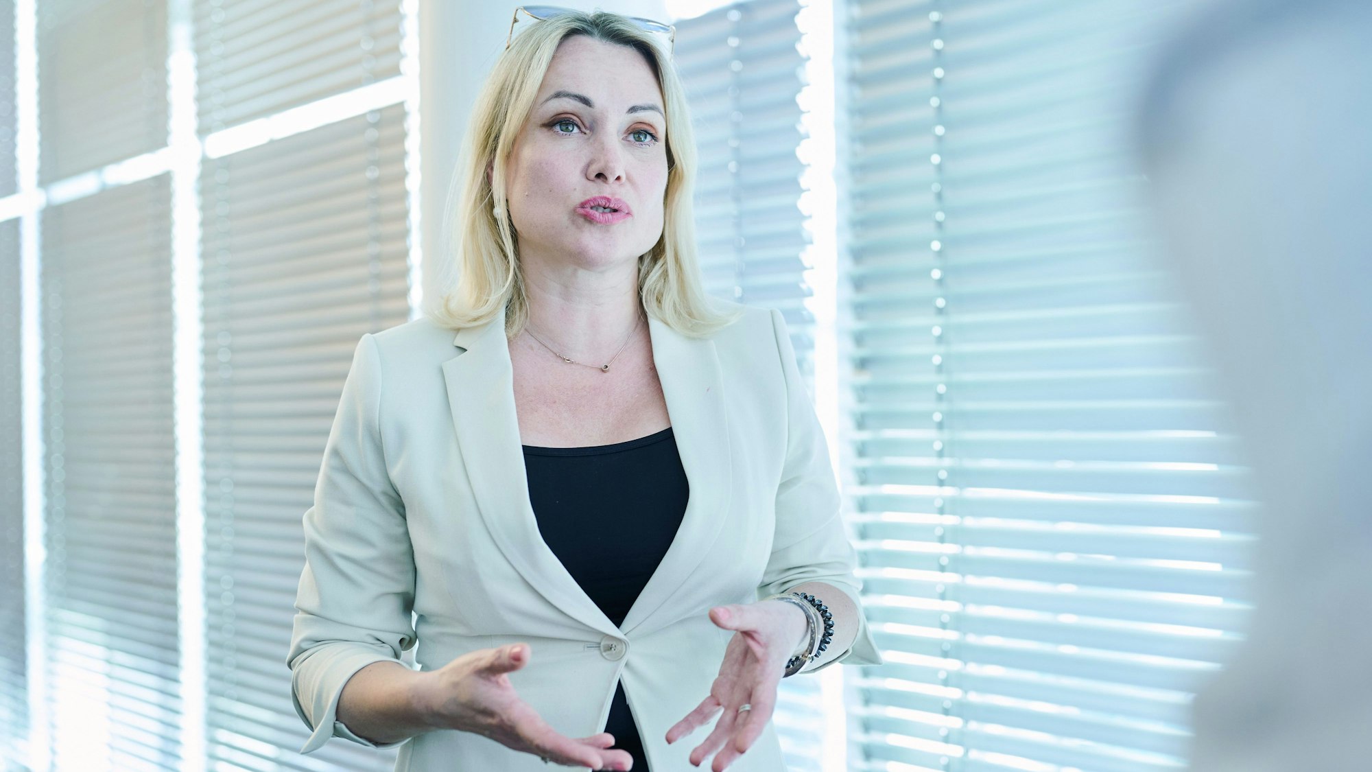 Die russische Journalistin Marina Owsjannikowa