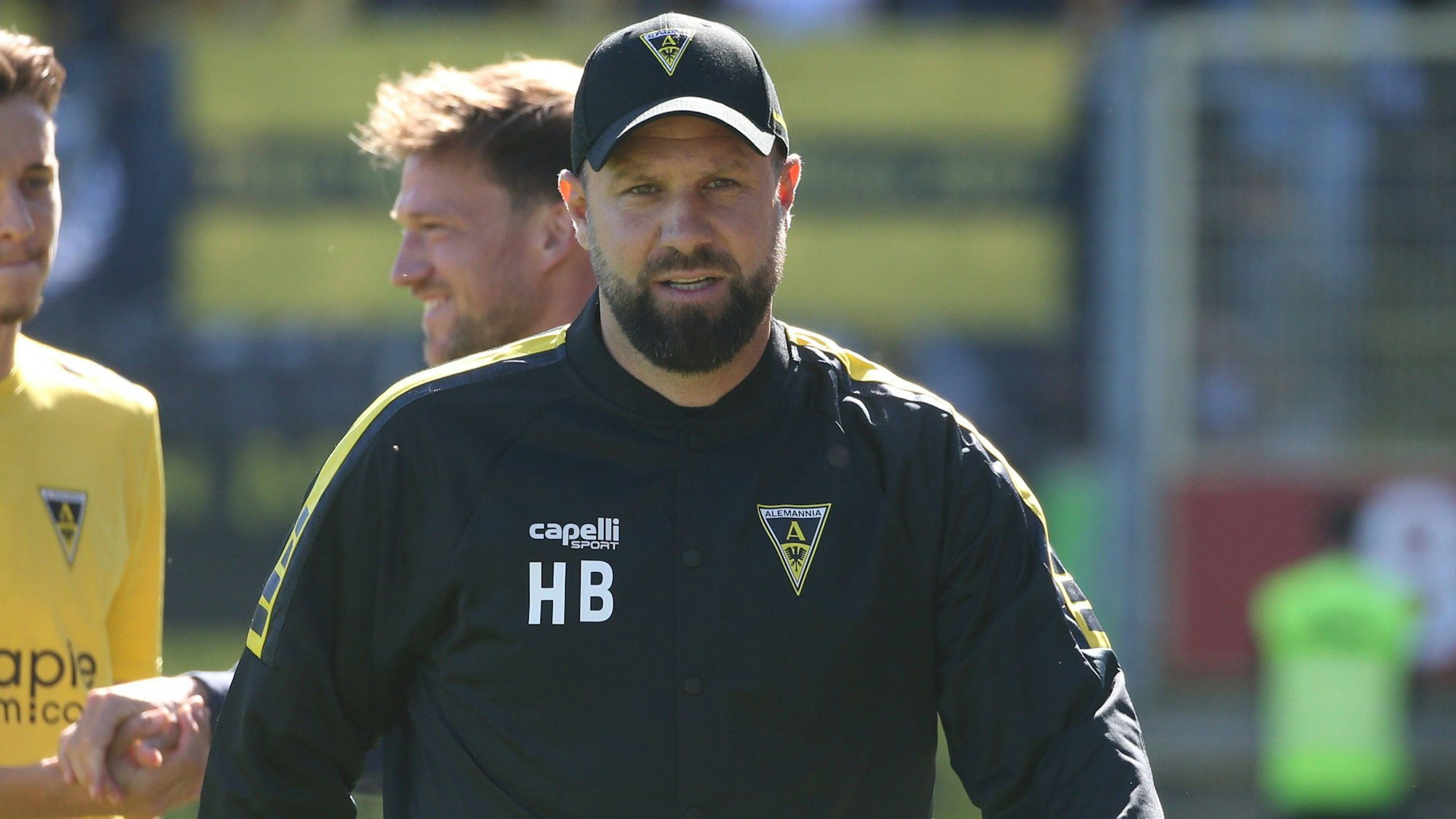 Regionallioga West, Saison 2023 - 2024, 8. Spieltag, 24.09.2023, Fortuna Düsseldorf U 23 - Alemannia Aachen -- Heiner Backhaus Trainer Alemannia Aachen Portrait *** Regionallioga West, season 2023 2024, 8 matchday, 24 09 2023, Fortuna Düsseldorf U 23 Alemannia Aachen Heiner Backhaus coach Alemannia Aachen portrait