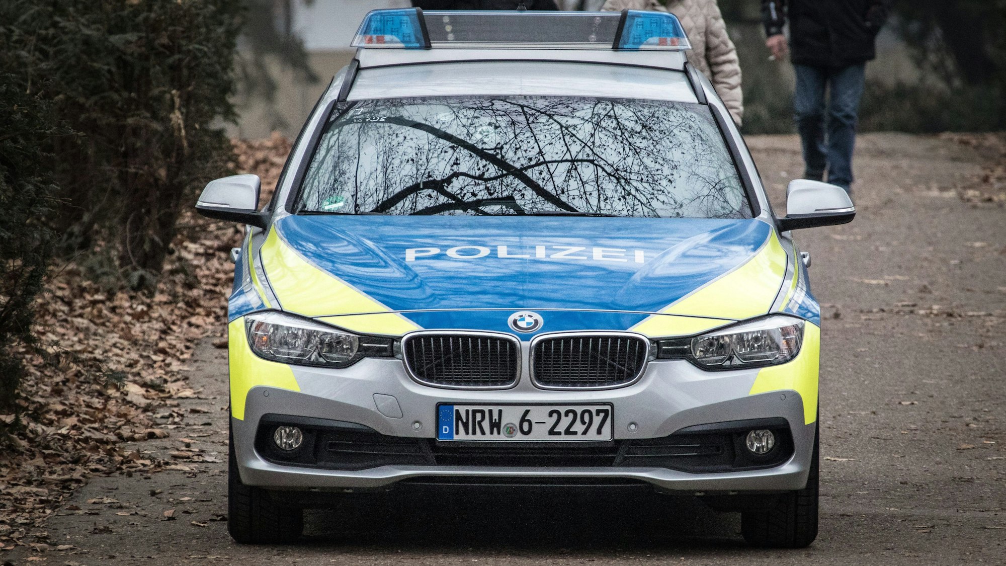 Ein Streifenwagen der Polizei (Symbolbild)
