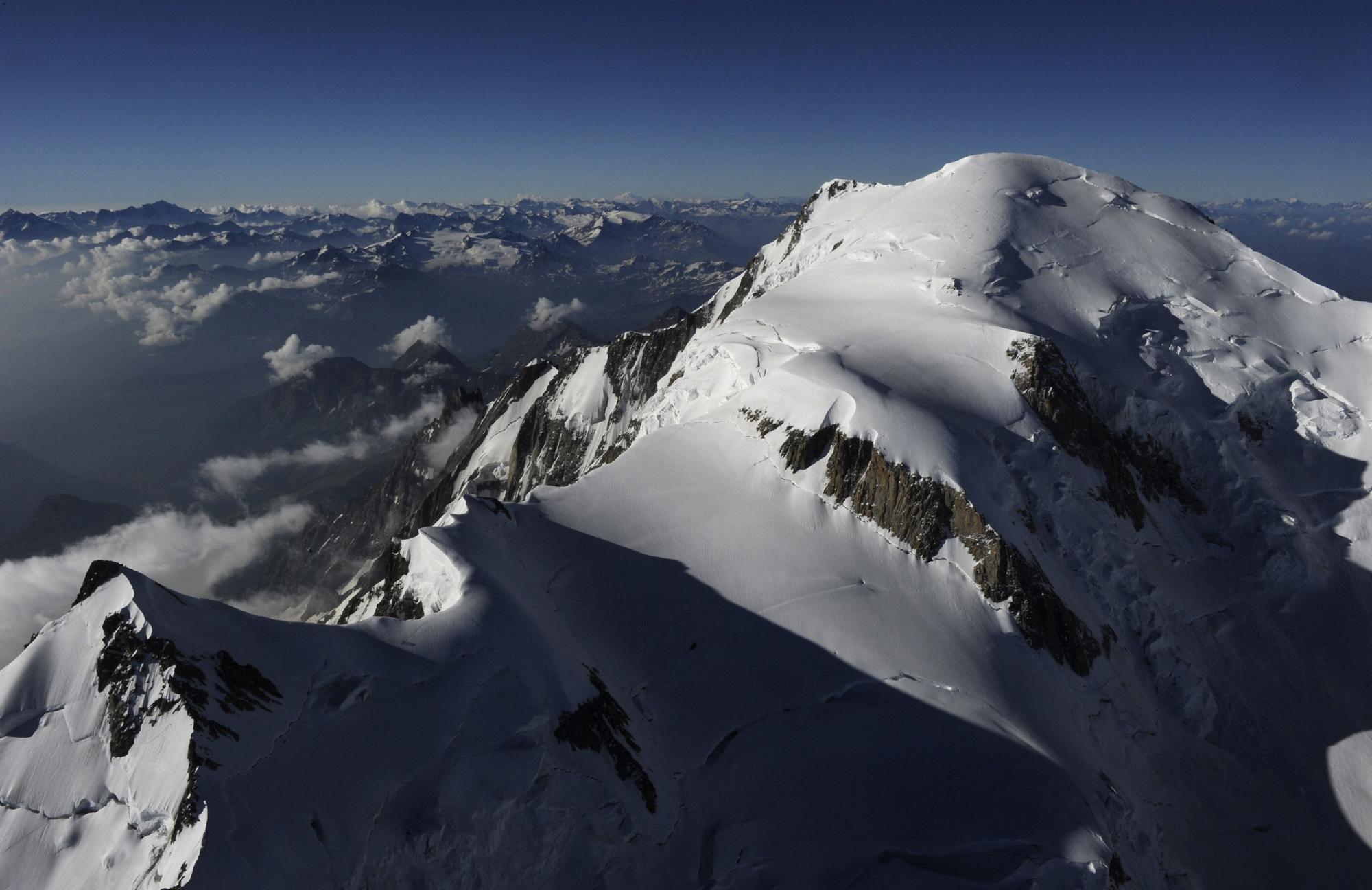 Ein Bild aus dem Jahre 2010 zeigt den Mont Blanc in den französischen Alpen.