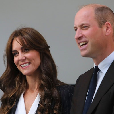 Prinz William und Prinzessin Kate, treffen sich mit Mitgliedern der „Windrush Cymru Elders“ während eines Besuchs im Grange Pavilion, um sich über den Beitrag der Windrush-Generation zur walisischen Gemeinschaft zu informieren.