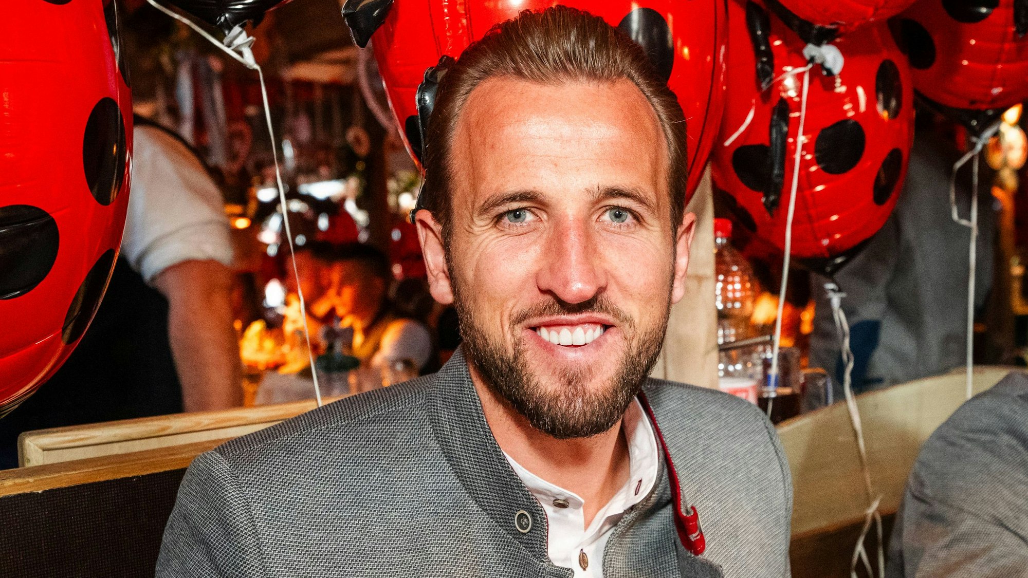 Harry Kane auf dem Münchener Oktoberfest im September 2023.