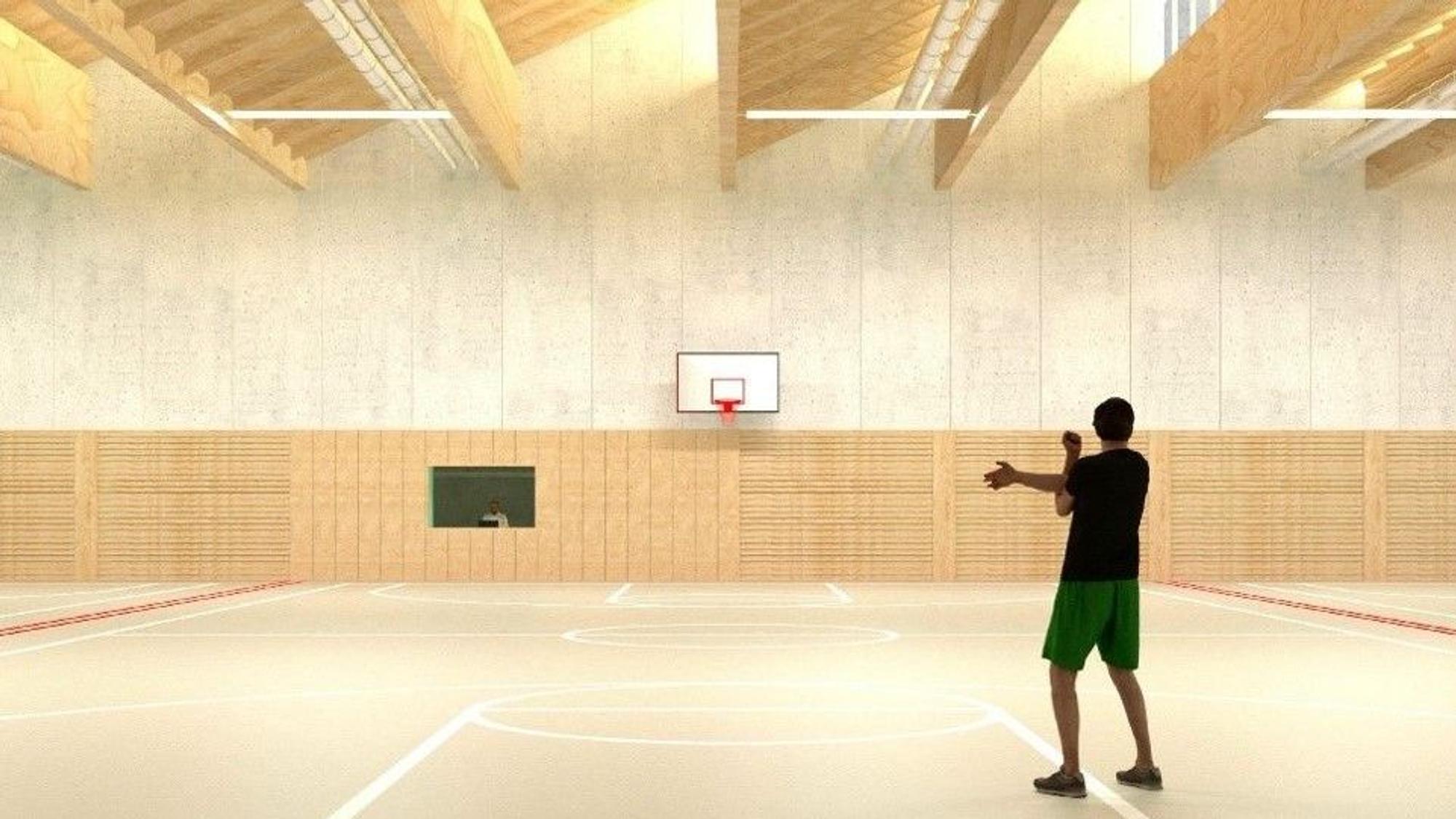 Visualisierung: Neue Gesamtschule in Ossendorf