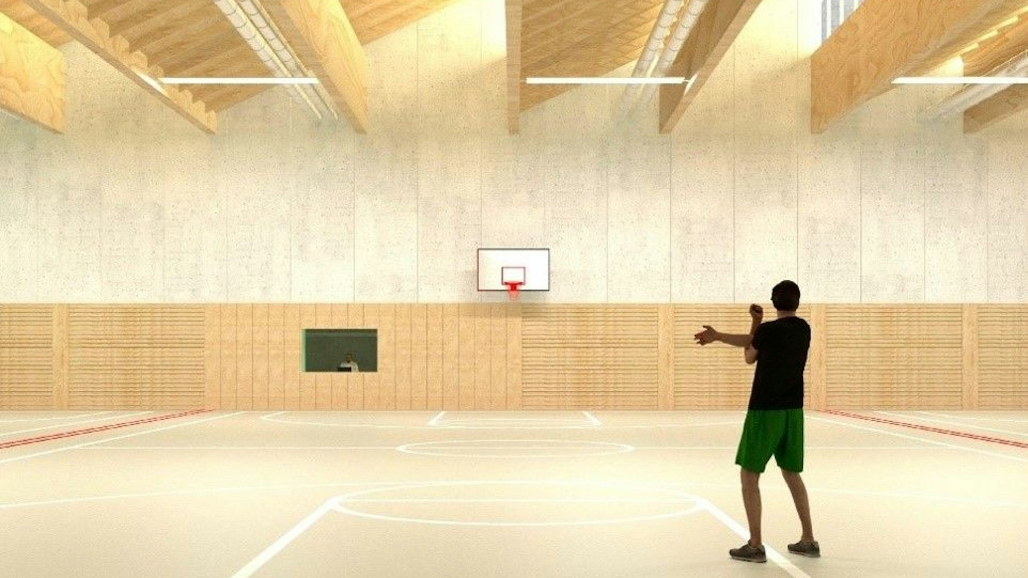 Visualisierung: Neue Gesamtschule in Ossendorf