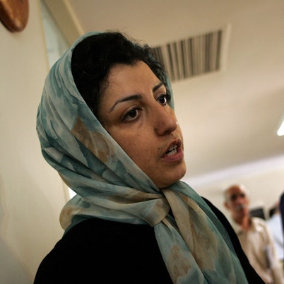 Narges Mohammadi auf einem Bild aus dem Jahr 2007.