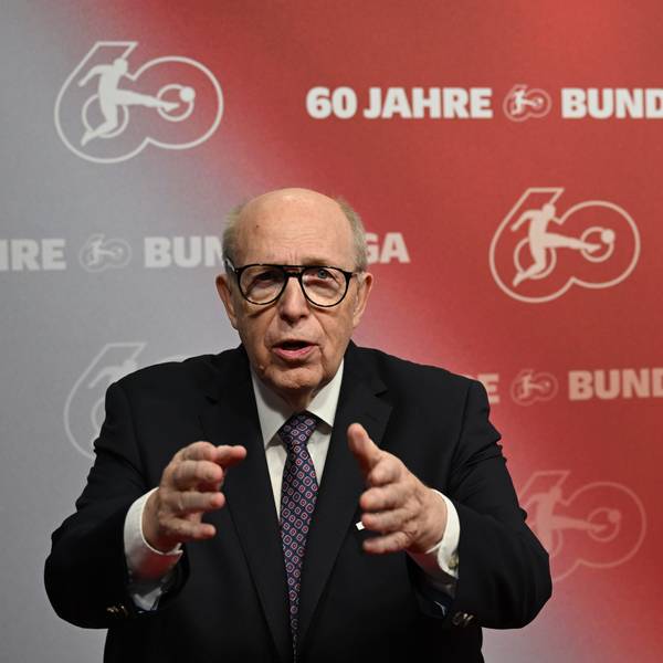 Reiner Calmund, langjähriger Manager von Bayer 04 Leverkusen, Mitte September während der offiziellen Veranstaltung zum 60. Geburtstag der Fußball-Bundesliga