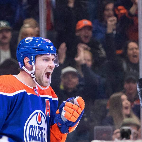 Leon Draisaitl (29) von den Edmonton Oilers jubelt nach einem Tor. In der kommenden Saison will Draisaitl endlich den Stanley Cup gewinnen.