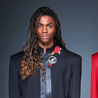 Elan Ben Ali (l) als Fabrice Morvan und Tijan Njie als Robert Pilatus, sind die Hauptdarsteller des Films „Girl You Know It's True“.