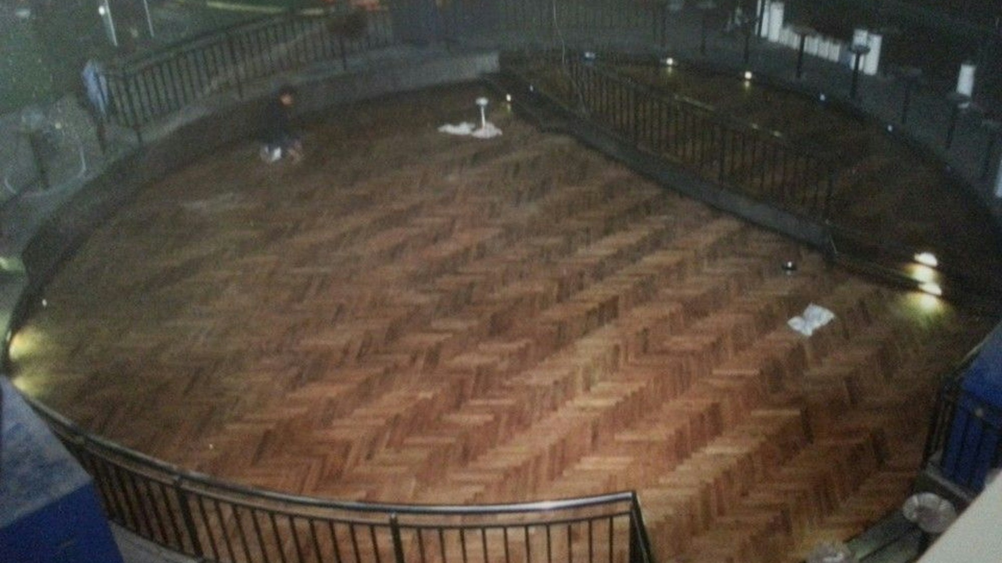 Die Tanzfläche der ehemaligen Discothek Magma.