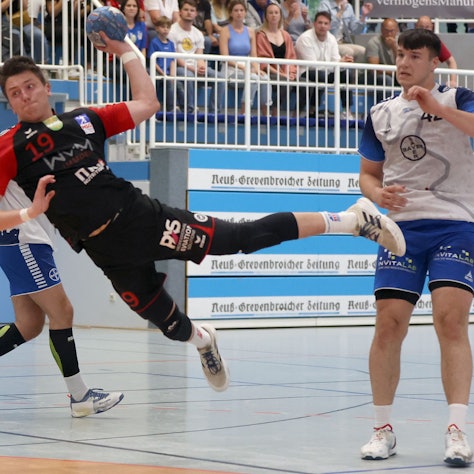 sport Handball Oberliga
Bayer Dormagen  HSG Refrath Hand
Lennart Niehaus