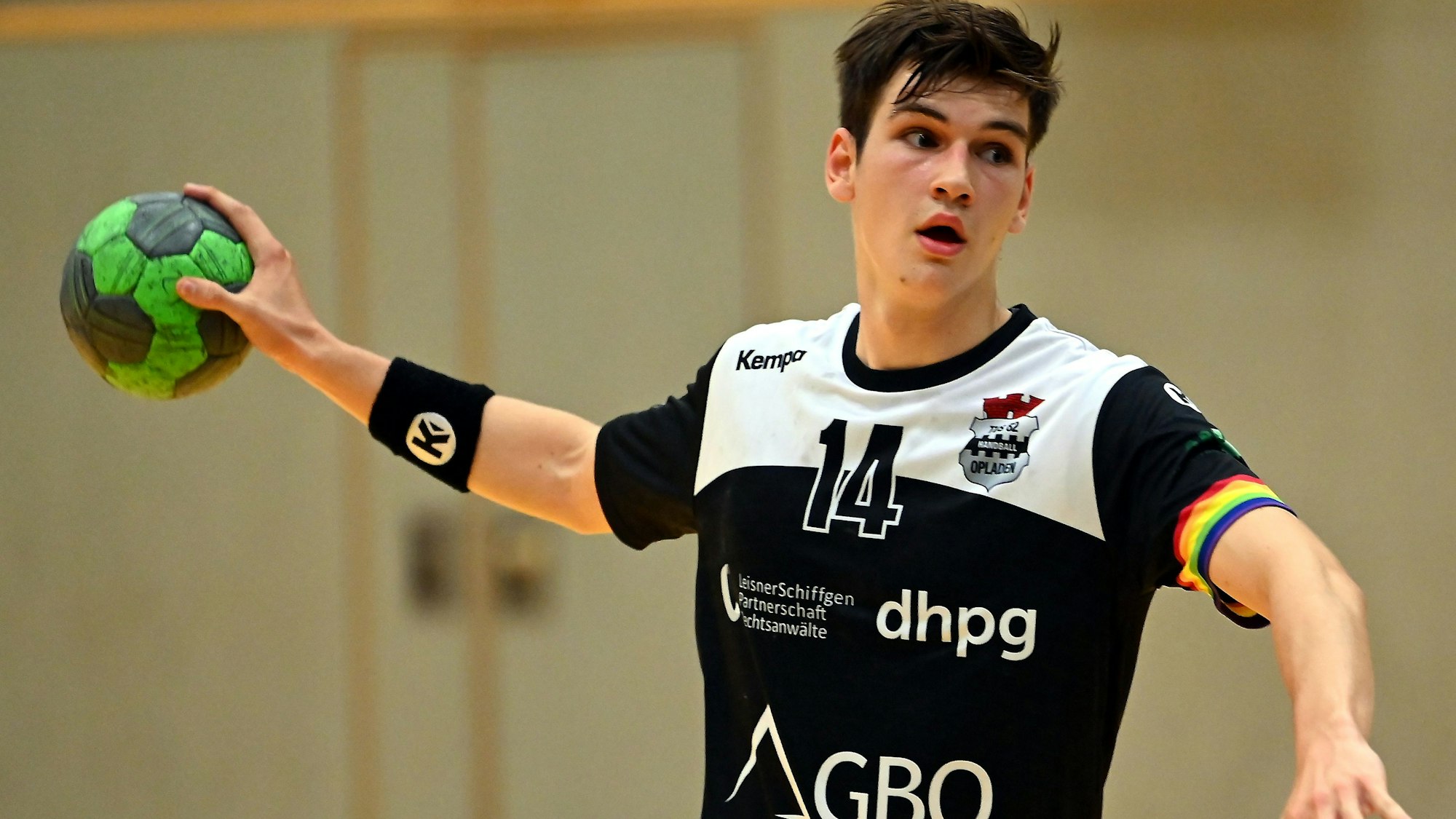 24.09.2022, Handball-TuS Opladen - TuS Spenge
Yannik Nitzschmann (Opladen)
Foto: Uli Herhaus