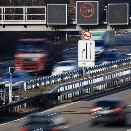 Der Blitzer am Heumarer Dreieck im Jahr 2017.