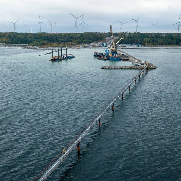 Ein Terminal der Ostsee-Pipeline Balticconnector in Estland. Laut finnischen Angaben sei das Leck an der Gas-Pipeline durch „äußeren Einfluss“ entstanden. Sicherheitskreise vermuten eine Beteiligung Russlands.