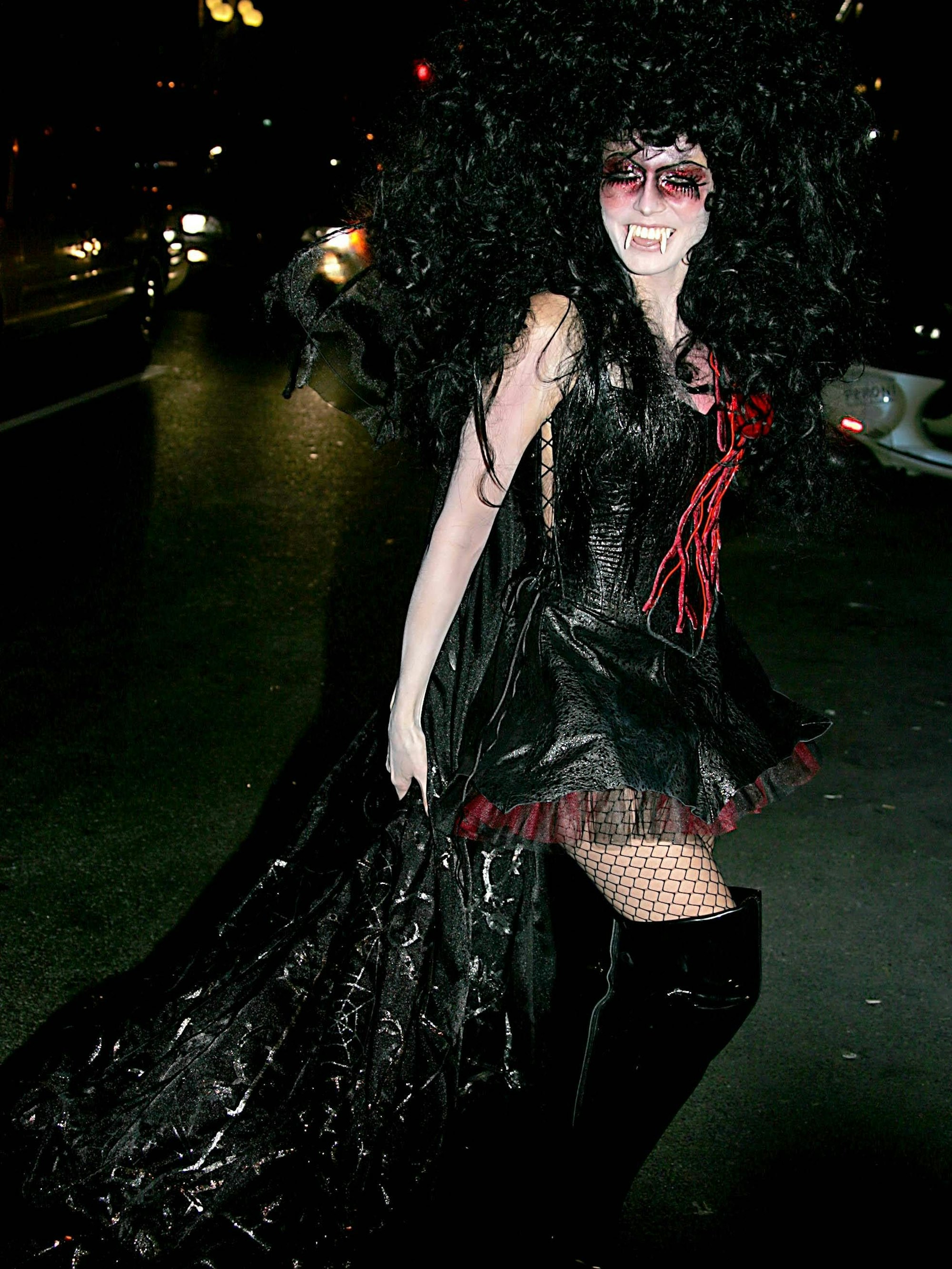 Eines ihrer ersten Halloween-Kostüme: Heidi Klum im Jahr 2005.