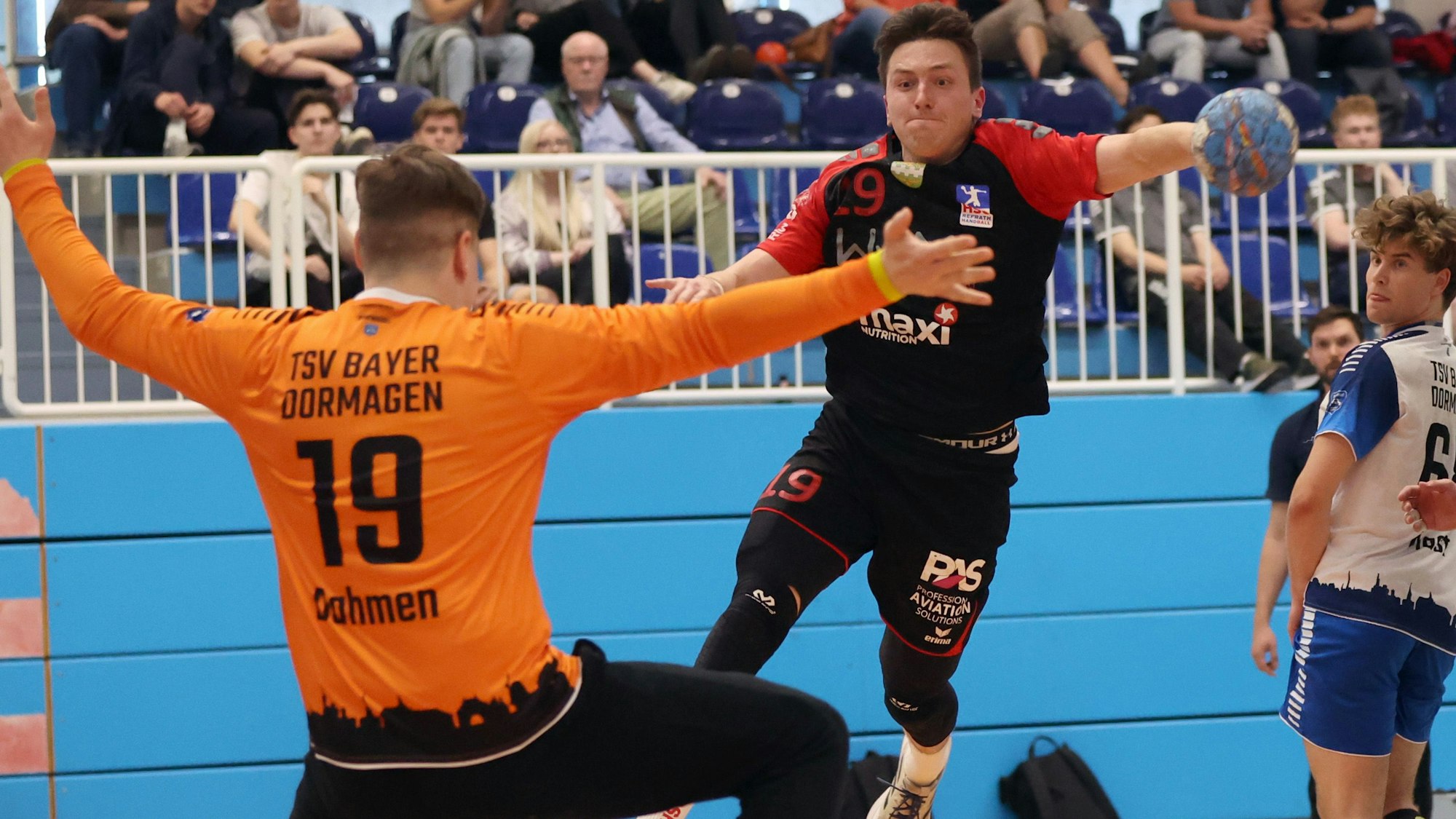 sport Handball Oberliga
Bayer Dormagen HSG Refrath Hand
Lennart Niehaus