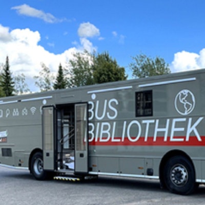Die neue Busbibliothek der Stadt Köln.