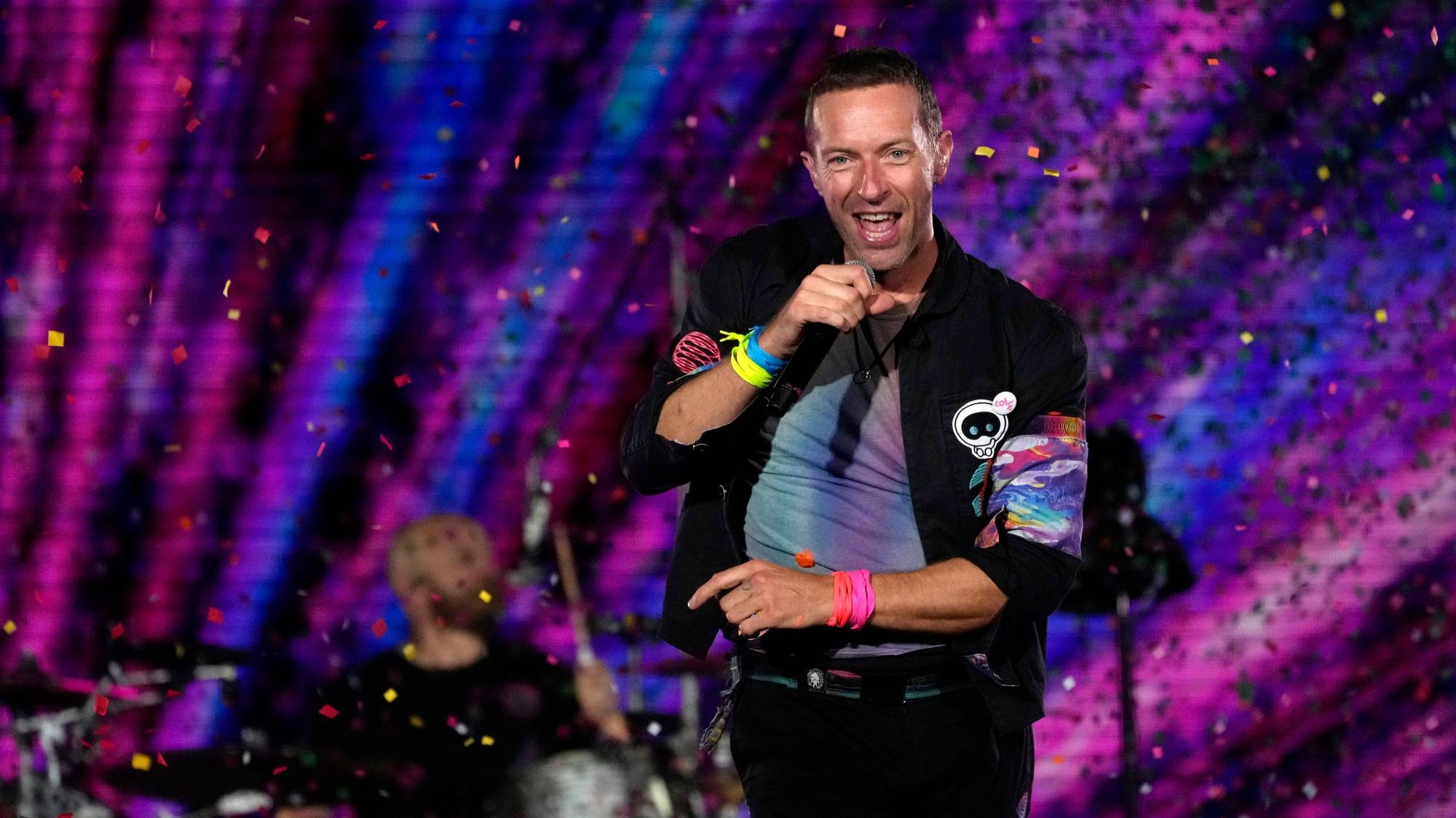 Coldplay-Frontmann Chris Martin bei einem Auftritt im September 2023.