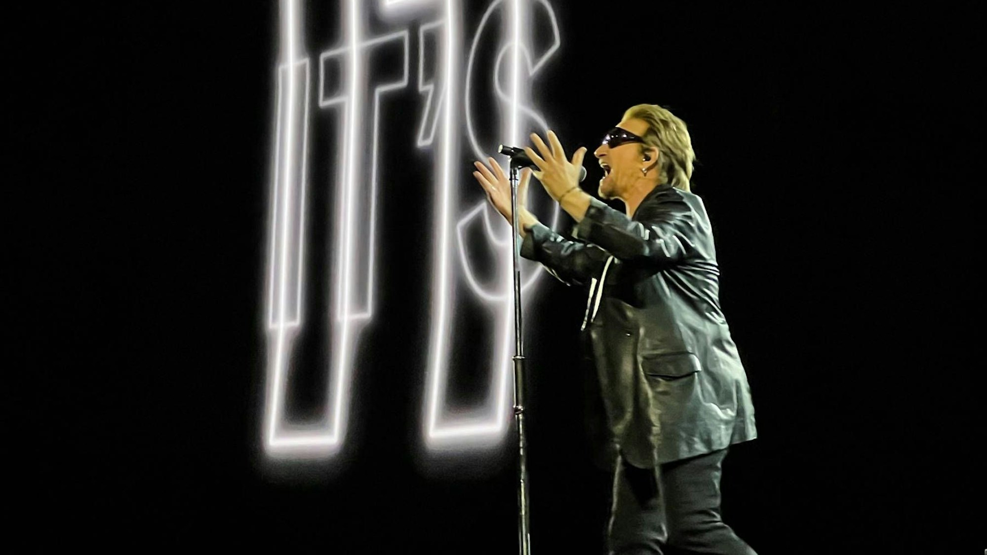 U2-Sänger Bono bei einem Konzert in Las Vegas im September 2023.