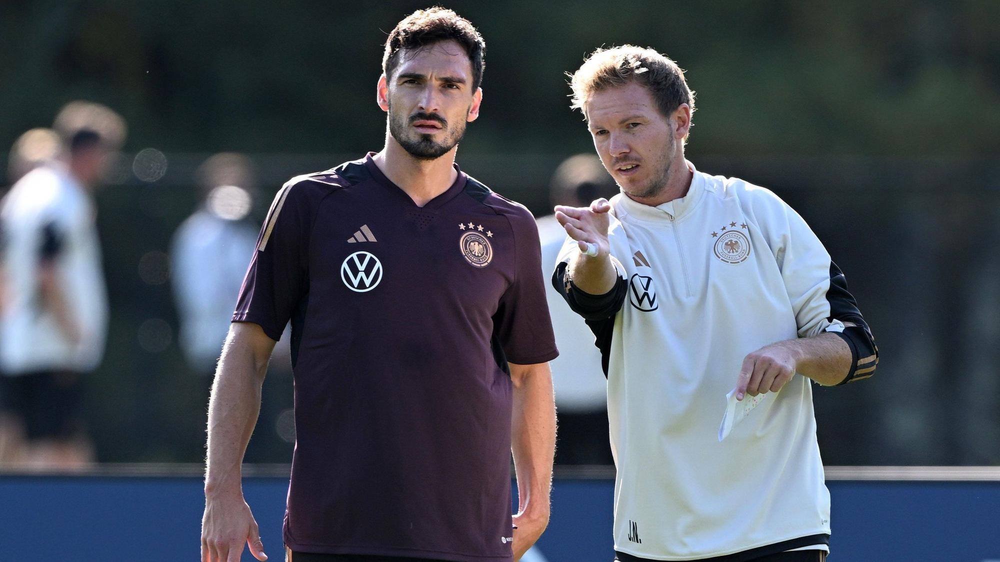 Julian Nagelsmann setzt wieder auf BVB-Innenverteidiger Mats Hummels.