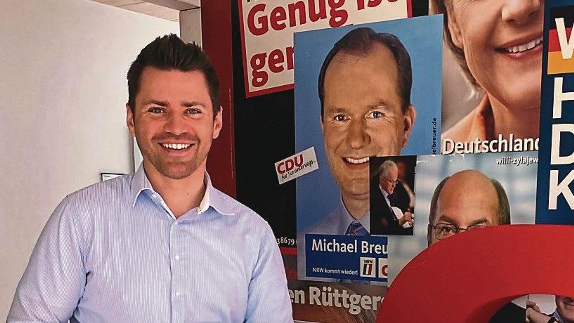 Auf dem Foto ist der Frechener CDU-Parteivorsitzende Thomas Okos zu sehen.