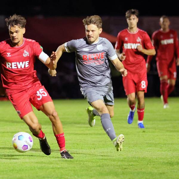Testspiel, Reusrath vs. 1.FC Köln, 11.10.2023, Mitte: Max Finkgräfe (1. FC Köln), Bild: Herbert Bucco