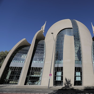 Die Zentralmoschee der Ditib in Köln-Ehrenfeld.