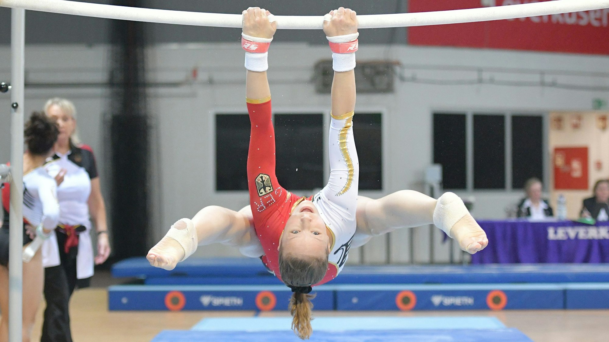 In der Ostermann-Arena findet die 46. Auflage des Leverkusen Cup im Geräteturnen (olympisch, weiblich) statt, mit dabei: Amalia Preuss-Neudorf.