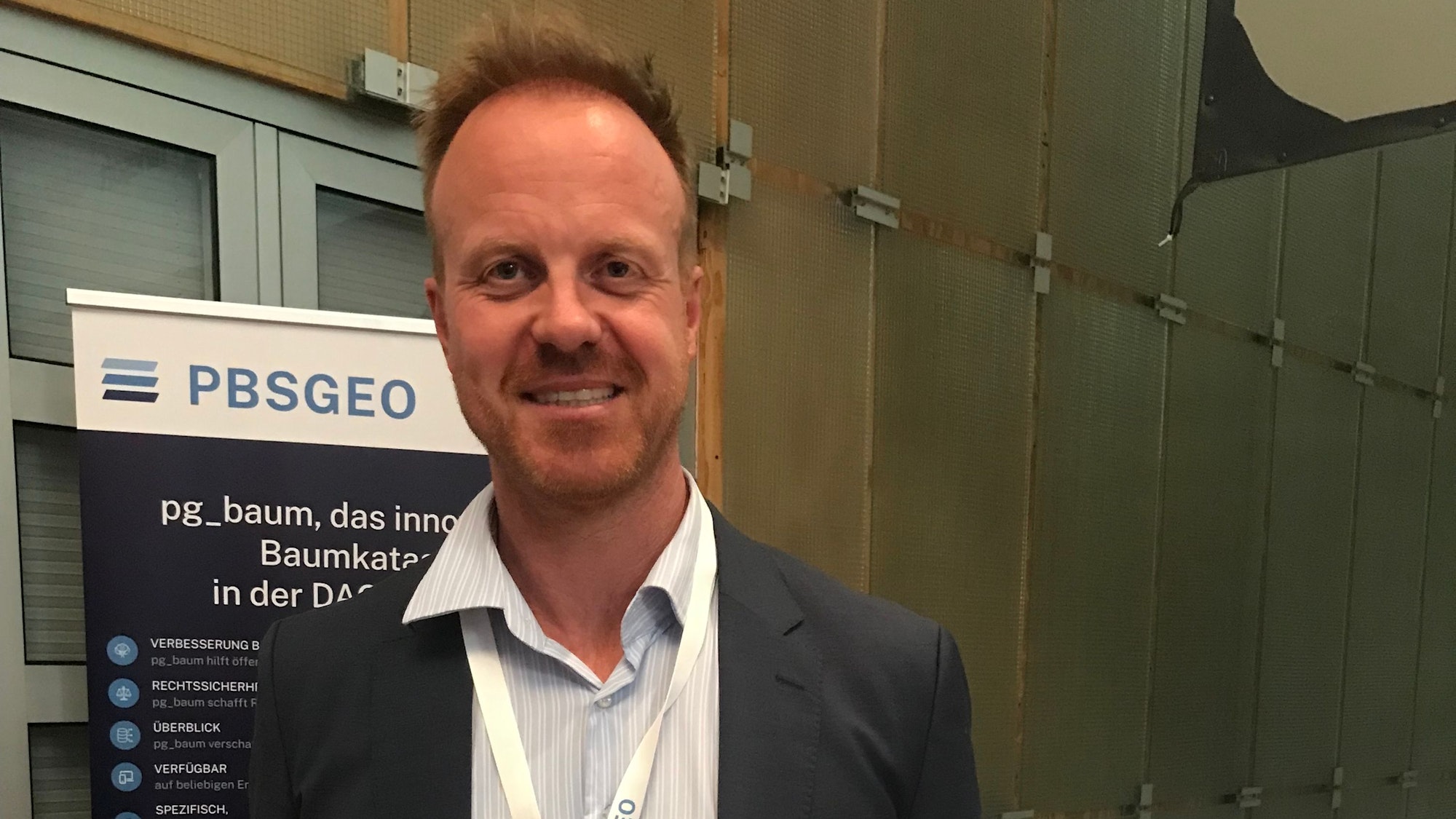 Zu sehen ist Stefan Schumacher, Geschäftsführer der Firma „PBS Geo“.